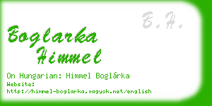 boglarka himmel business card
